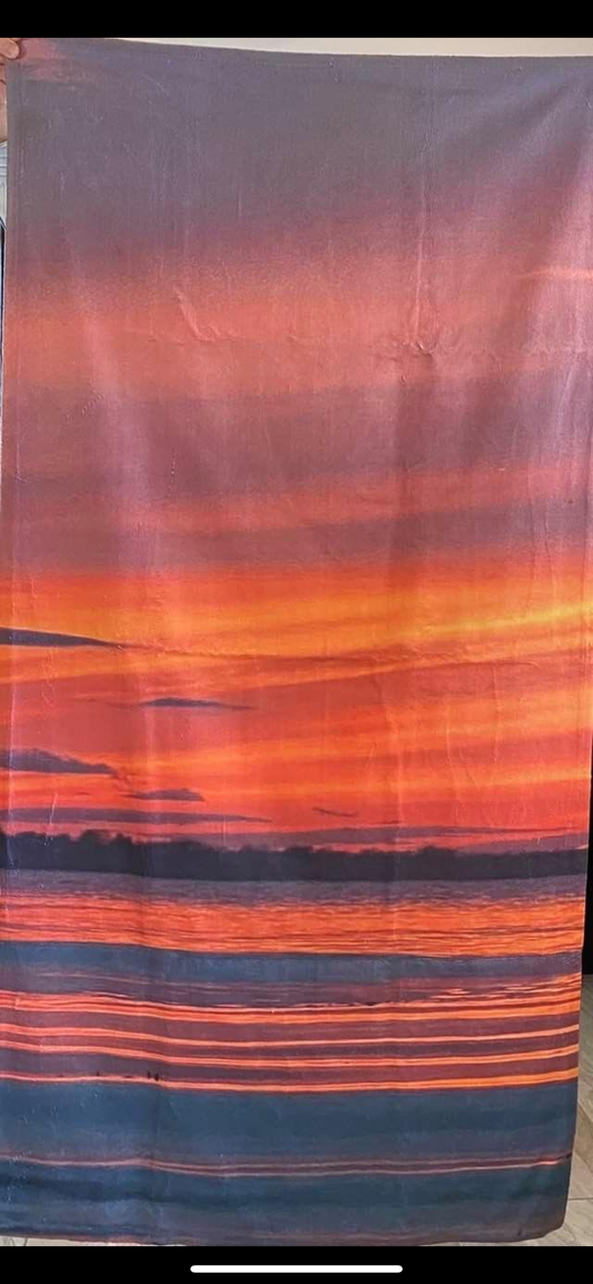 Beach Sunset Beach/ Bath Towel