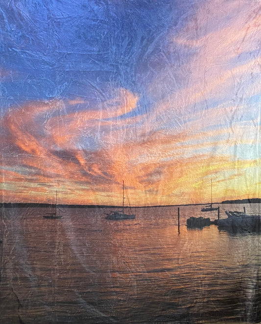 Award Winner Sunset Plush Fleece Blanket