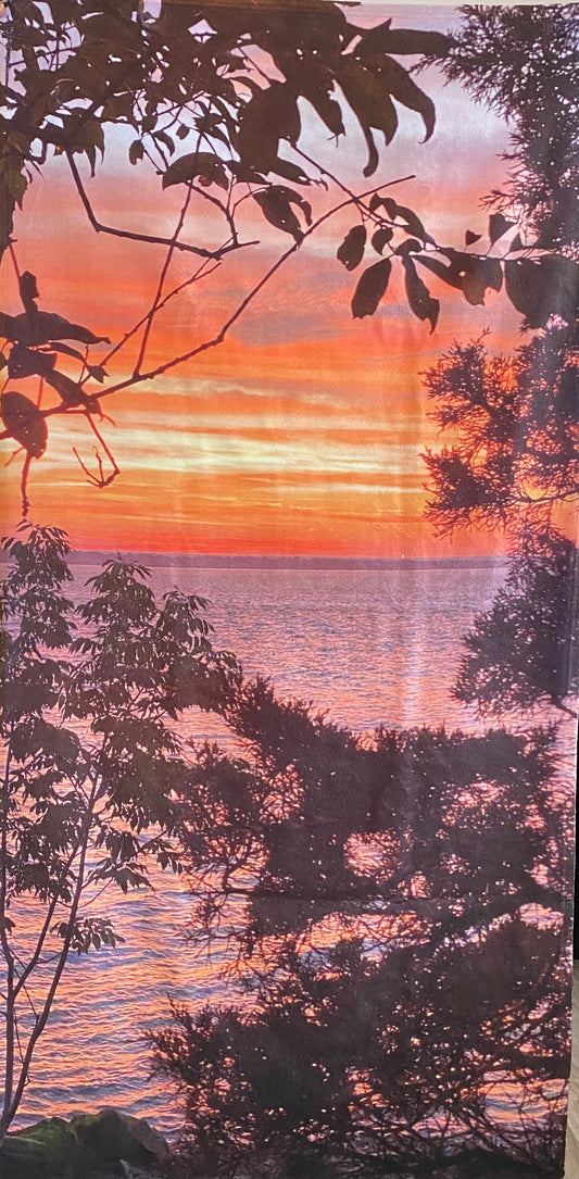 Forest Sunset Beach/ Bath Towel