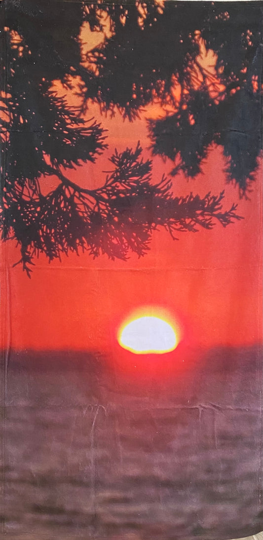 Forest Sunset Beach/ Bath Towel